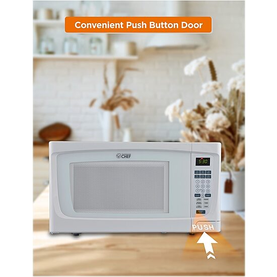 Commercial Chef 1.6-Cu. Ft. Countertop Microwave - White