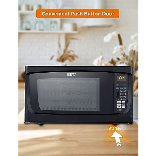 Commercial Chef 1.6-Cu. Ft. Countertop Microwave - Black