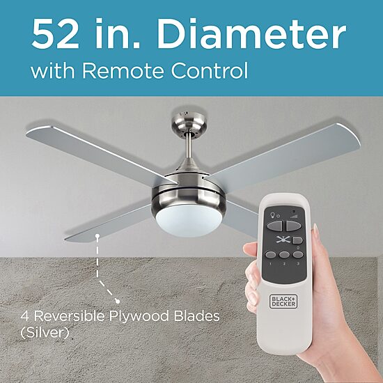 Black+Decker Ceiling Fan Bcf5252r