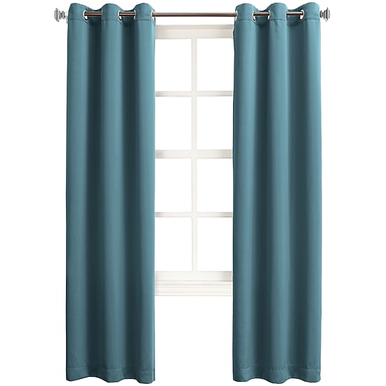 Sun Zero Talon Grommet Top Energy Saving Light-Filtering Single Curtain Panel
