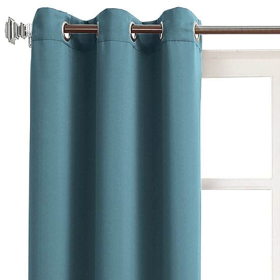 Sun Zero Talon Grommet Top Energy Saving Light-Filtering Single Curtain Panel