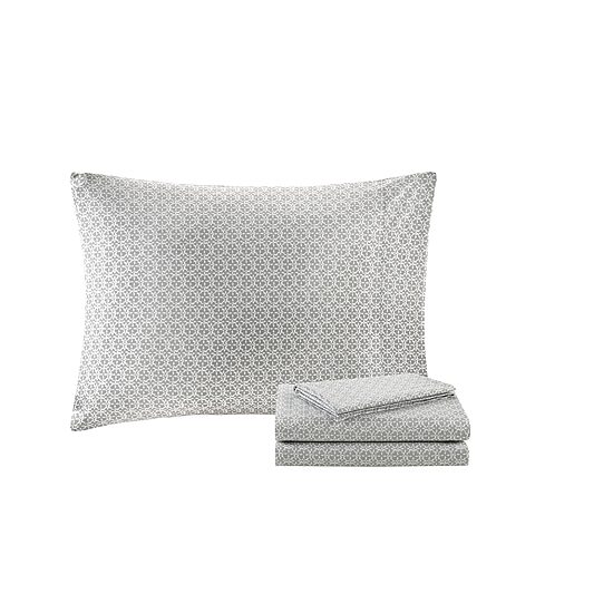 Madison Park Essentials Nova Complete Quilt Set With Cotton Bed Sheets