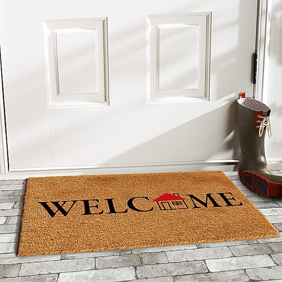 Calloway Mills Little House Welcome Outdoor Rectangular Doormat