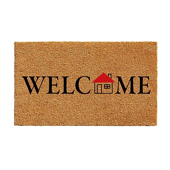Calloway Mills Little House Welcome Outdoor Rectangular Doormat