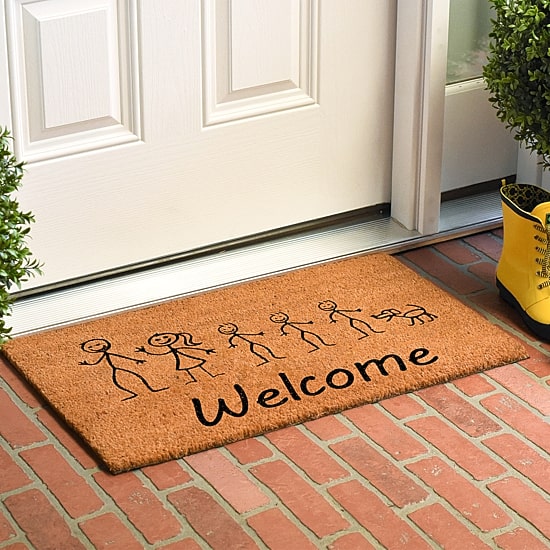 Calloway Mills Stick Family Outdoor Rectangular Doormat