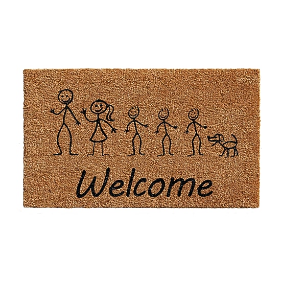 Calloway Mills Stick Family Outdoor Rectangular Doormat