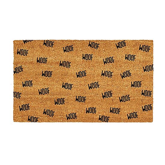 Calloway Mills Lots Of Woof Outdoor Rectangular Doormat