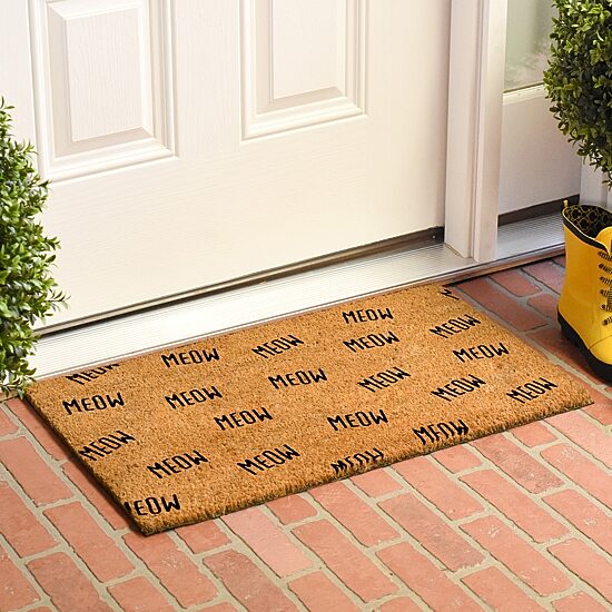 Calloway Mills Lots Of Meow Outdoor Rectangular Doormat