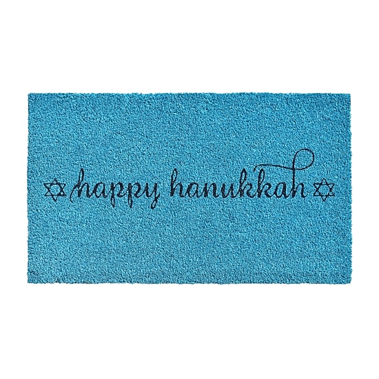 Calloway Mills Happy Hanukkah Outdoor Rectangular Doormat