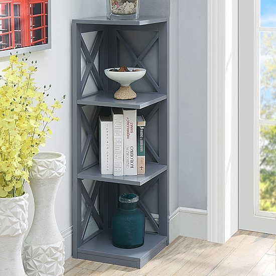 Oxford 3-Tier Corner Bookcase