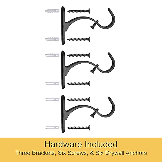 Kenney Weaver Indoor/Outdoor Rust-Resistant 1 IN Adjustable Curtain Rod