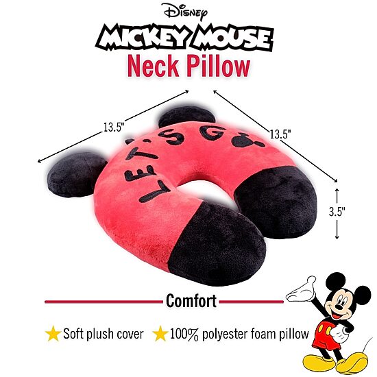 Disney Mickey Mouse Travel Neck Pillow