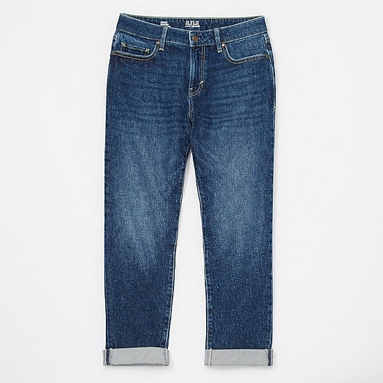 A.N.A Womens Mid Rise Boyfriend Jean