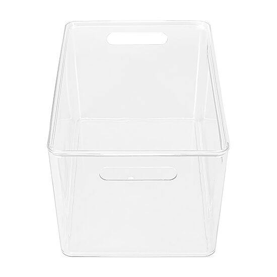 Home Expressions Medium Acrylic Stroage Bin with Lid