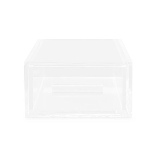 Home Expressions Small Acrylic Makeup 1-Drawer Single Compartment Drawer Storage