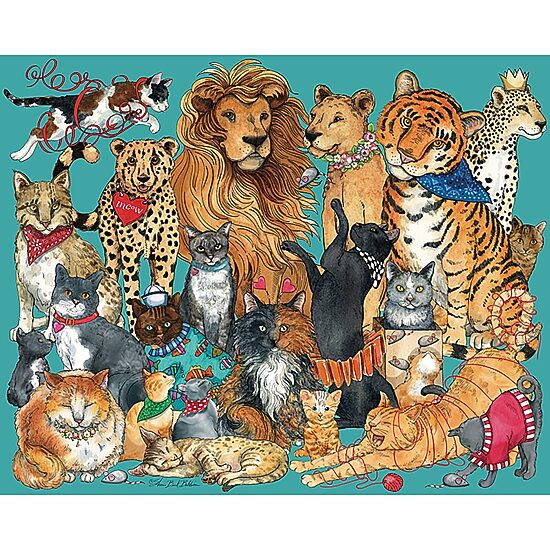 Hart Puzzles Cats, Cats, Cats By Sherri Buck Baldwin, 24 X 30 1000 Piece Puzzle