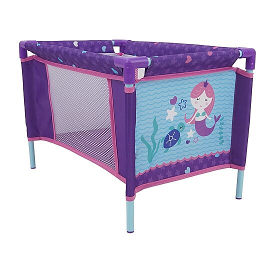 509 Mermaid 21 Piece Set Doll Stroll N Play N Care Set Baby Play