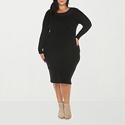 jcpenney black long sleeve dress Premier Amour Women's Straight Neck Long Sleeve Off the Shoulder Pearl Trim Evening Gown, Stretch Fabric, Formal, 10, Black