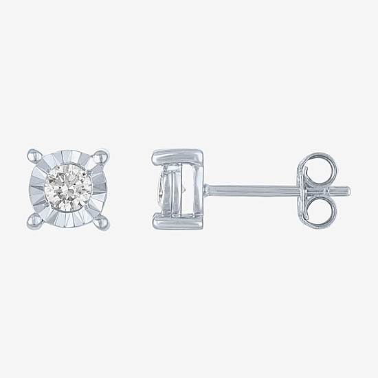 (G-H / I1-I2) Womens 1/3 CT. T.W. Lab-Grown Diamond Sterling Silver Round 2-pc. Jewelry Set
