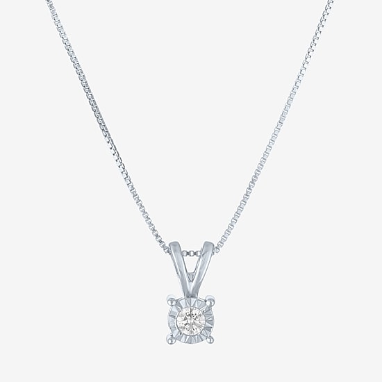 (G-H / I1-I2) Womens 1/3 CT. T.W. Lab-Grown Diamond Sterling Silver Round 2-pc. Jewelry Set