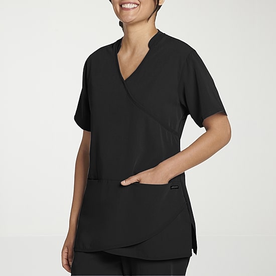Jockey 2482 Womens V Neck Short Sleeve Stretch Fabric Scrub Top
