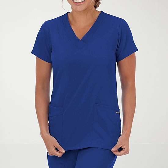 Jockey 2206 Womens V Neck Short Sleeve Scrub Top