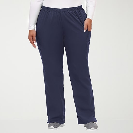Fundamentals By White Swan 14720 Cargo Womens Plus Scrub Pant