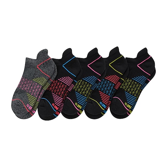 Hanes Absolute Active Heel Tab Womens 5 Pair No Show Socks