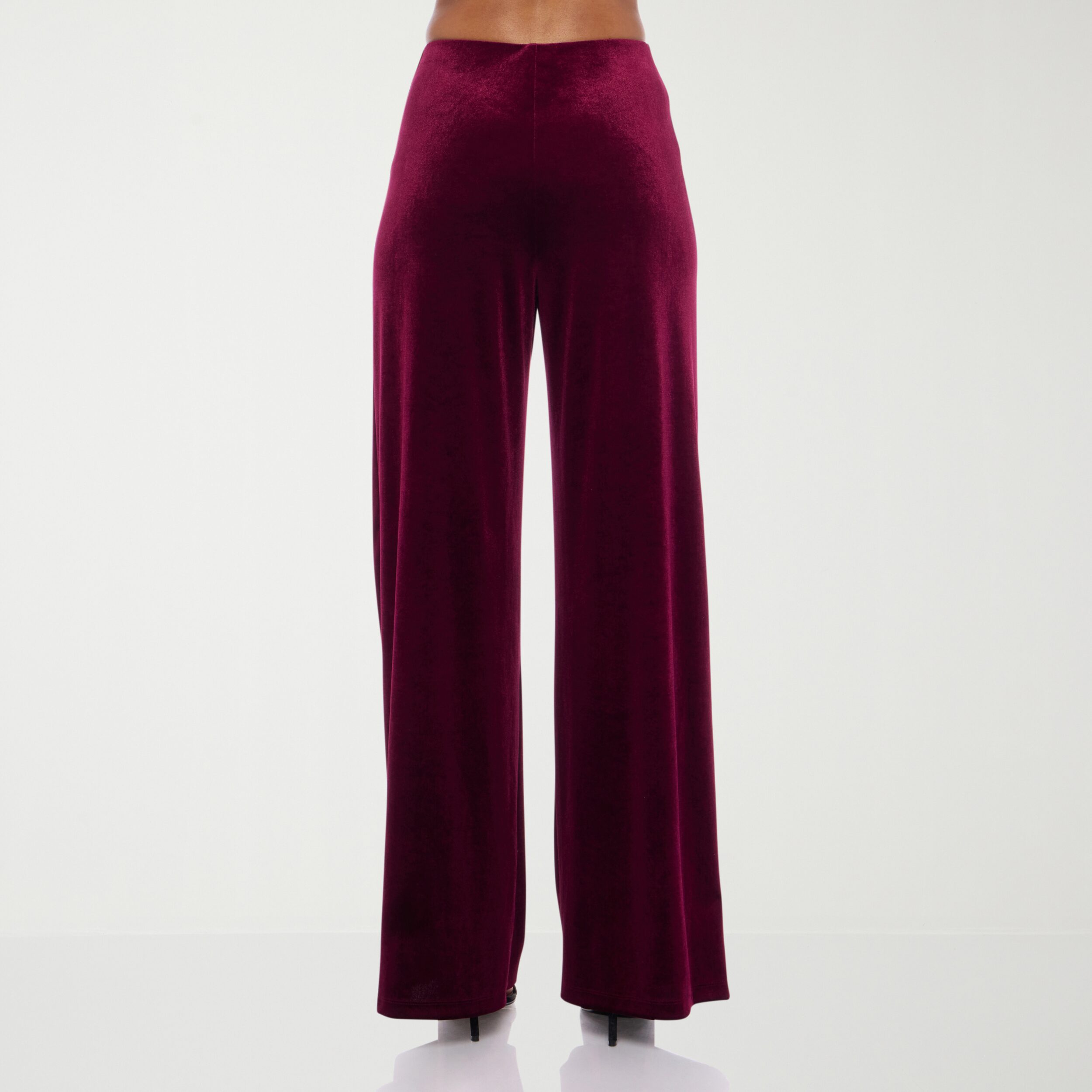 Premier Amour Womens Straight Mid Rise Pull-On Pant