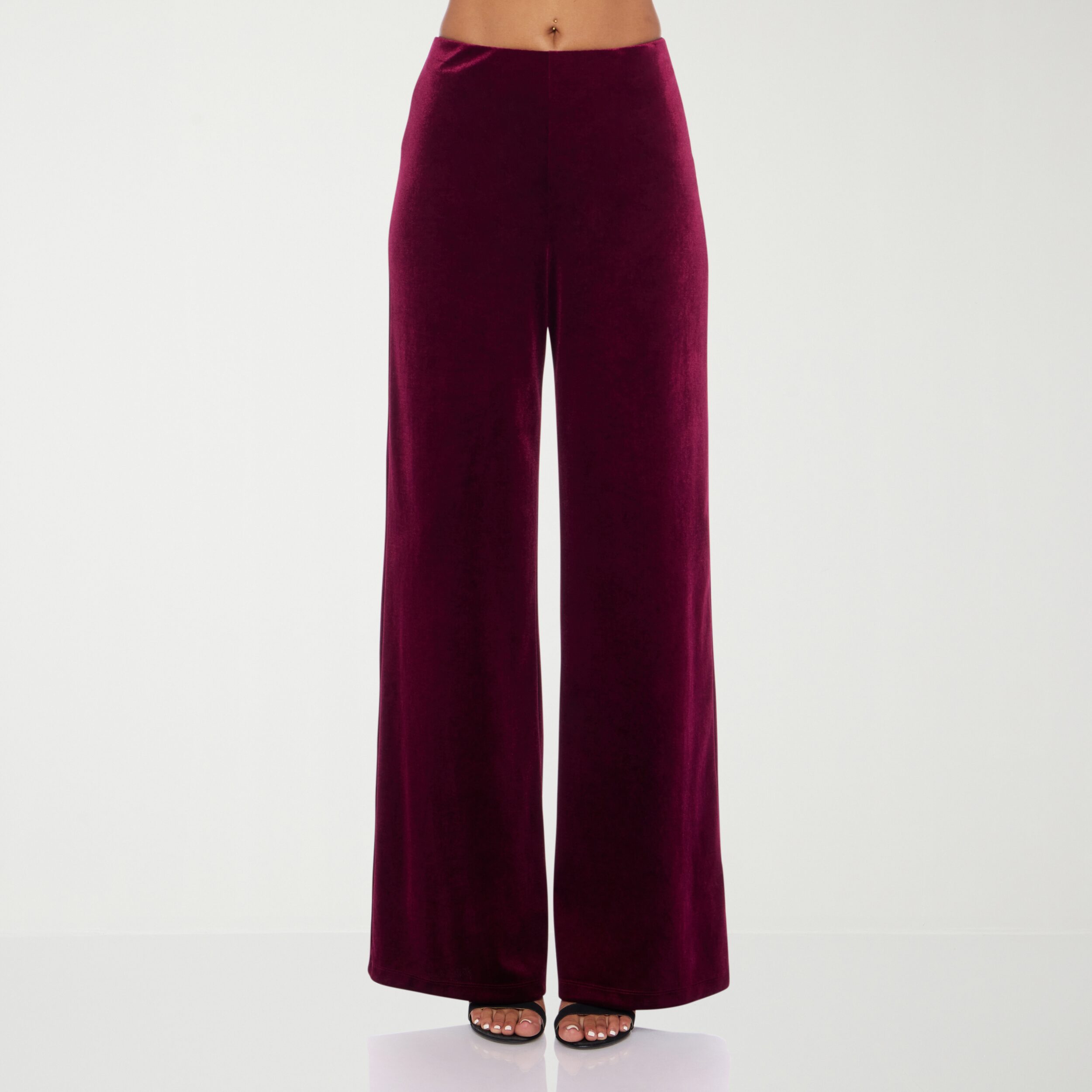 Premier Amour Womens Straight Mid Rise Pull-On Pant