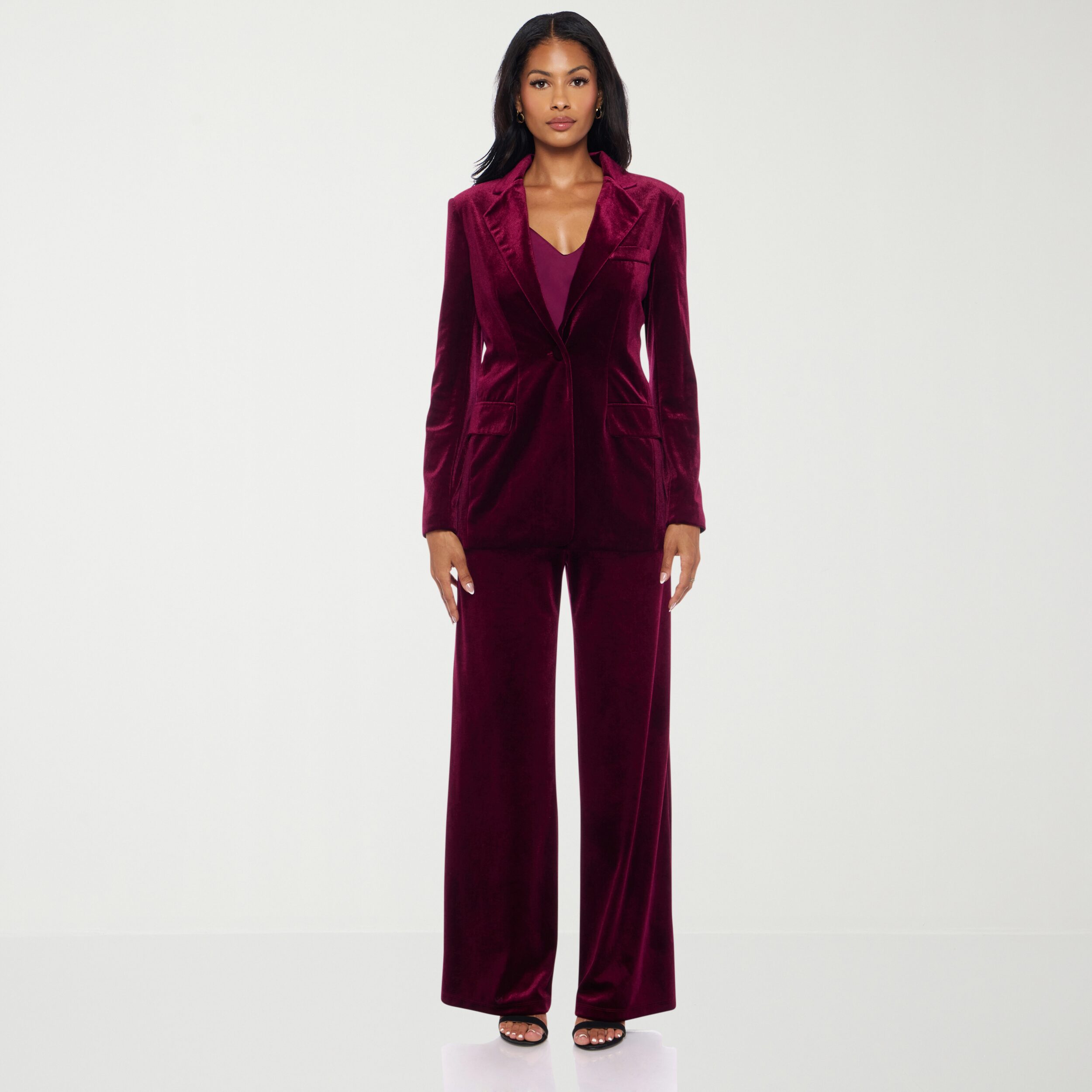 Premier Amour Womens Straight Mid Rise Pull-On Pant
