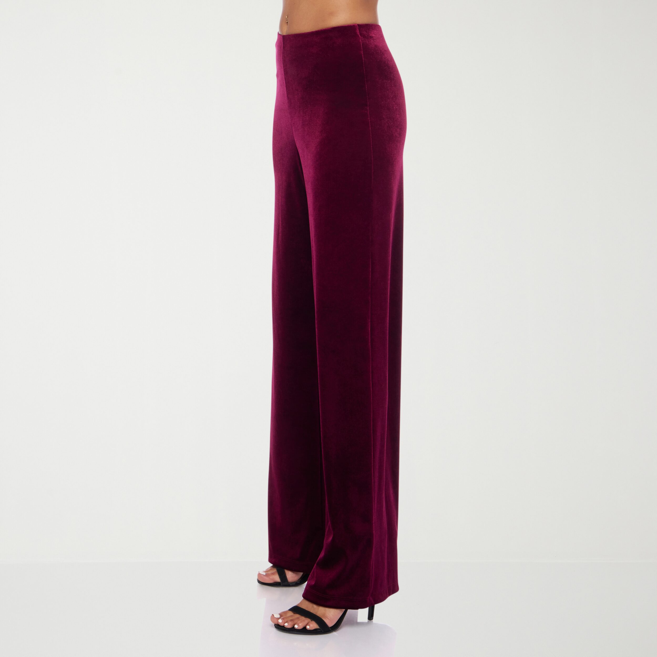 Premier Amour Womens Straight Mid Rise Pull-On Pant
