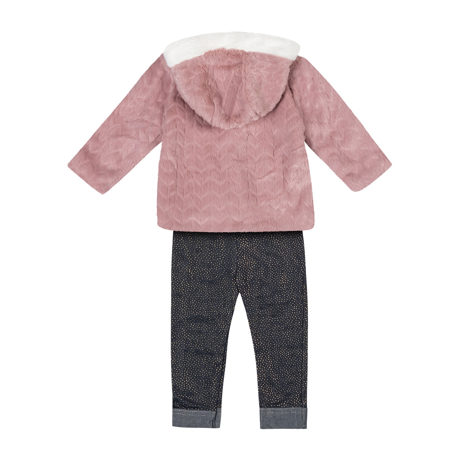 Little Lass Baby Girls Denim 3-pc. Pant Set