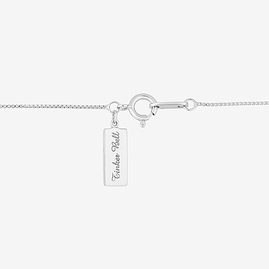 Tinker Bell(I, I2) Womens 1/8 CT. T.W. Lab Grown White Diamond Sterling Silver 18 Inch Pendant Necklace