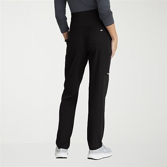 Skechers Skp705 Nurture 7-Pocket Maternity Straight Leg Womens Plus Maternity Stretch Fabric Moisture Wicking Scrub Pant