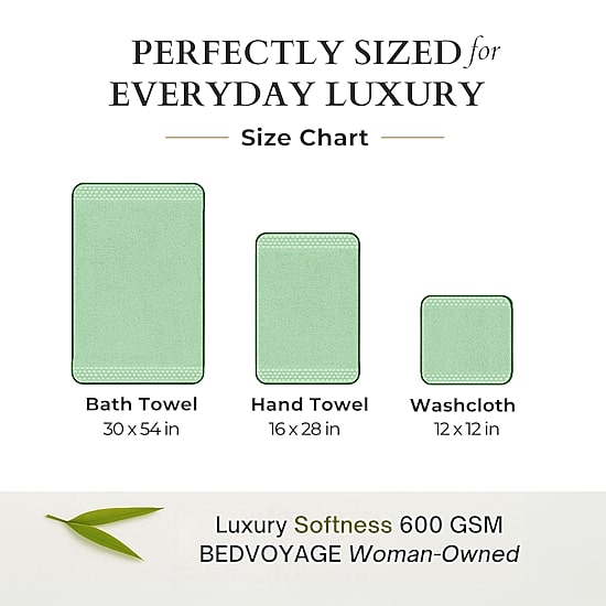 Bedvoyage 6-pc. Bath Towel Set