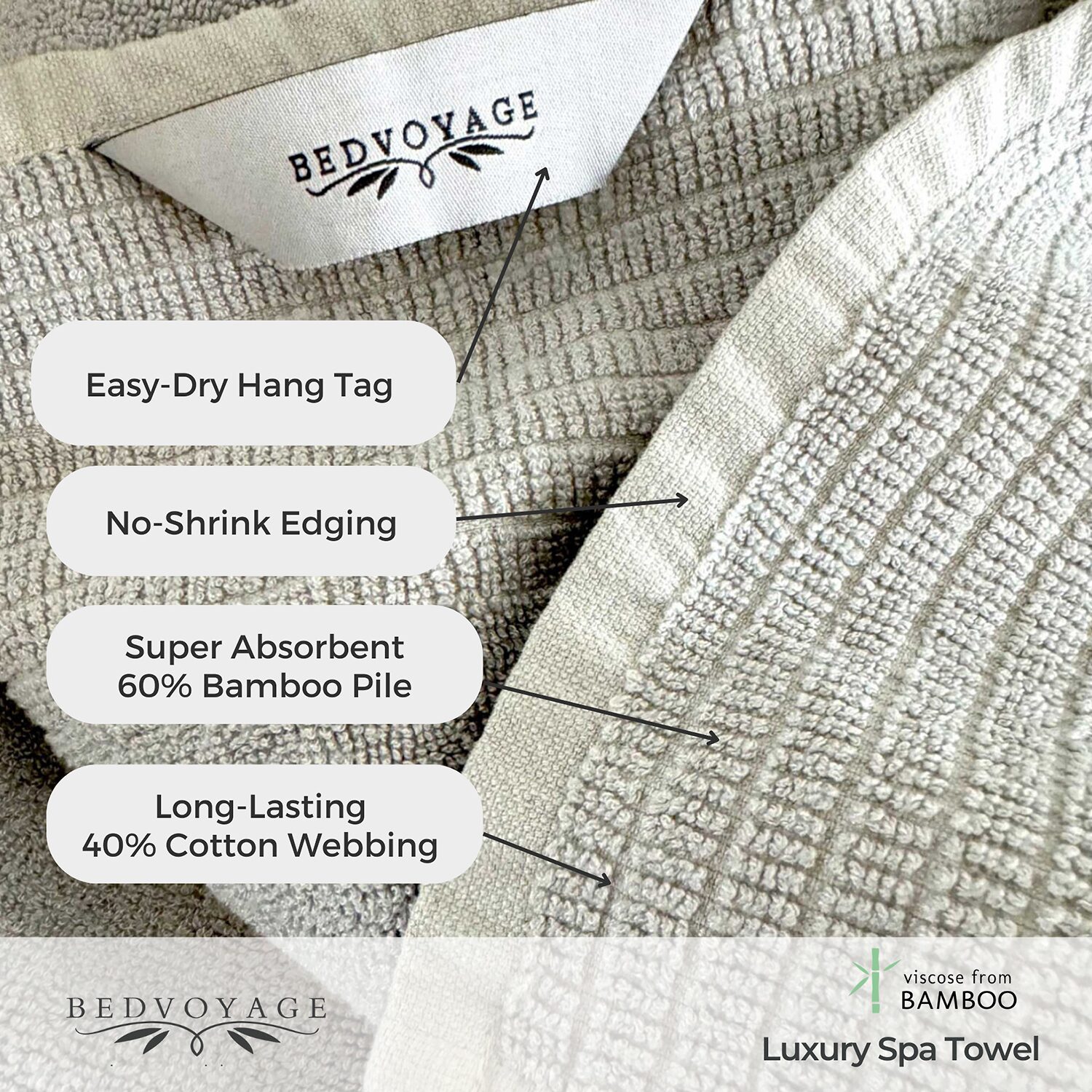 Bedvoyage 6-pc. Bath Towel Set