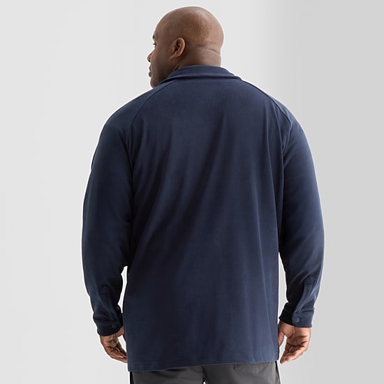 Stylus Raglan Knit Mens Shirt Jacket