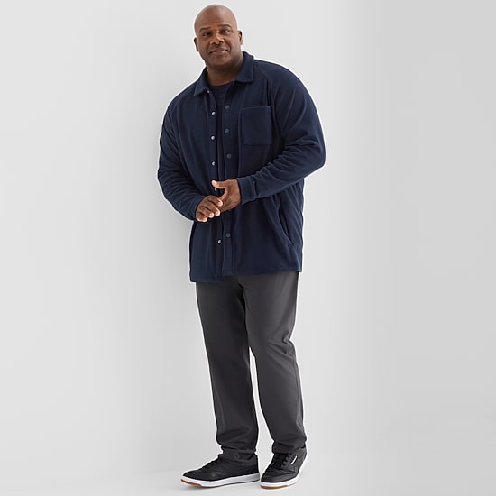 Stylus Raglan Knit Mens Shirt Jacket