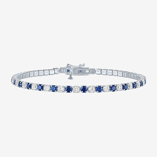 Womens Lab Created Blue Sapphire Sterling Silver 2-pc. Jewelry Set