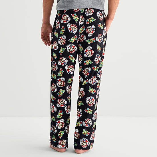 Mens Super Mario Pajama Pants