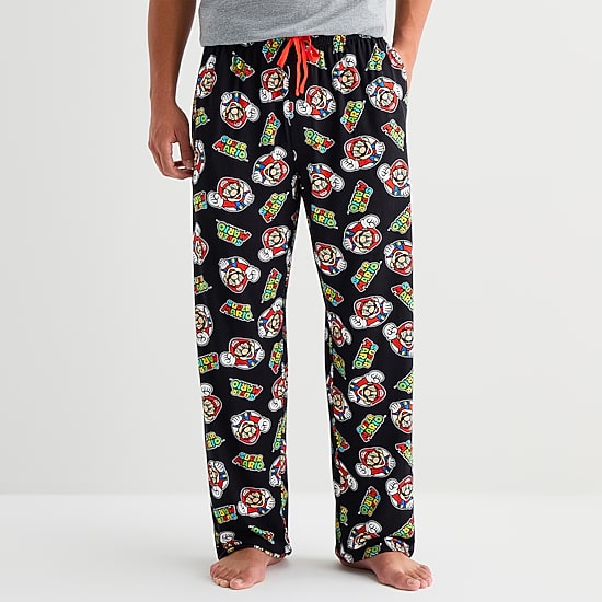 Mens Super Mario Pajama Pants