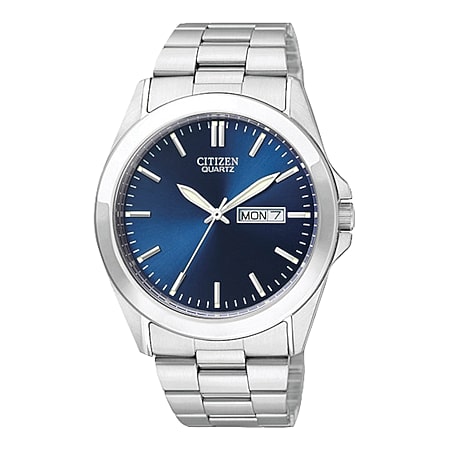 Caravelle Designed By Bulova Mens Silver Tone Stainless Steel