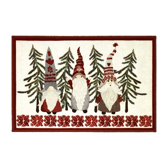 Avanti Christmas Gnome Bath Rug