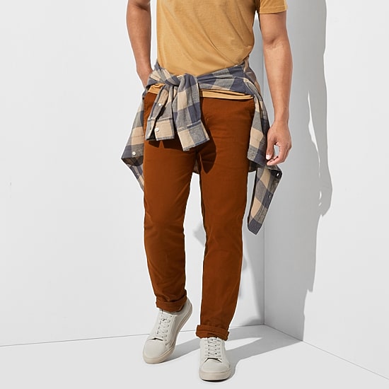 Arizona Mens Relaxed Taper Chino
