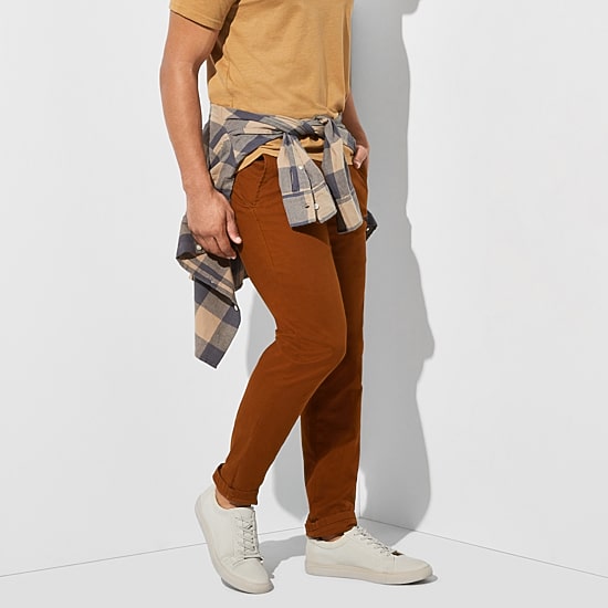 Arizona Mens Relaxed Taper Chino