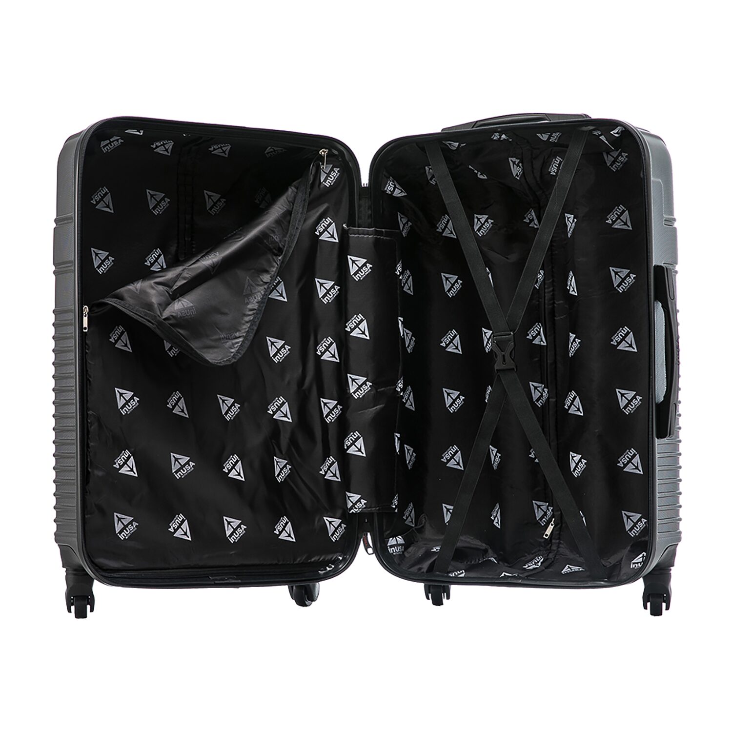 InUSA Resilience 24 Inch Hardside Lightweight Checked Spinner Luggage