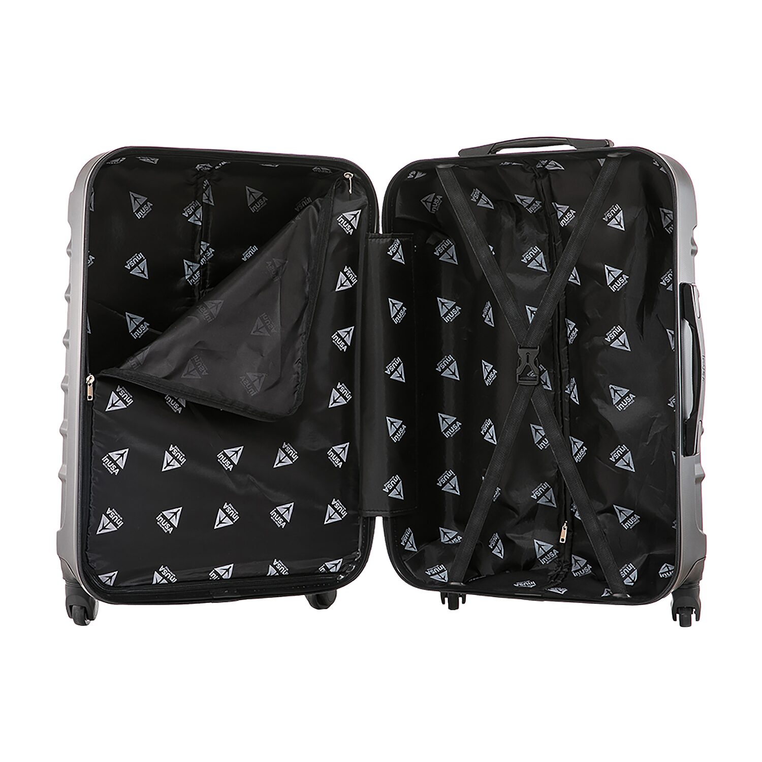 InUSA Endurance 24 Inch Hardside Lightweight Checked Spinner Luggage