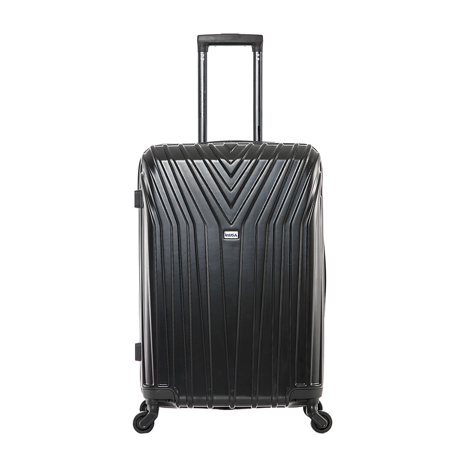 InUSA Vasty Inch Hardside Lightweight Checked Spinner Luggage