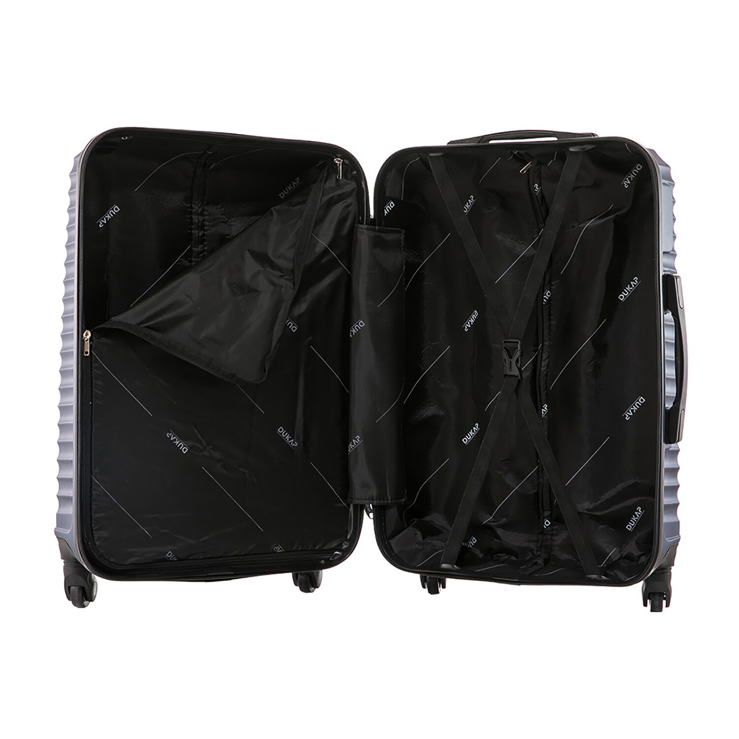 Dukap Adly 24 Inch Hardside LIGHTWEIGHT Checked Spinner Luggage